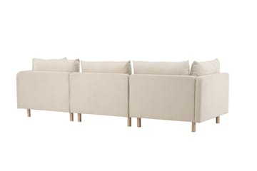 Zero Sofa m/ Divan 3-seter - Beige - Møbler - Sofaer - Sofaer med sjeselong - 3 seters sofa med divan