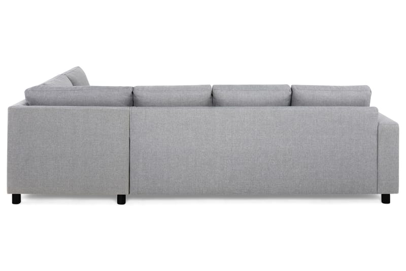 Sofa Nevada 3-seter med Sjeselong Høyre - Lysgrå - 3 seters sofa med divan - Sofaer med sjeselong