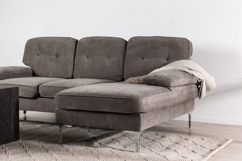 Sofa Remis 3-seter Mørkegrå - Venture Home - 3 seter sofa