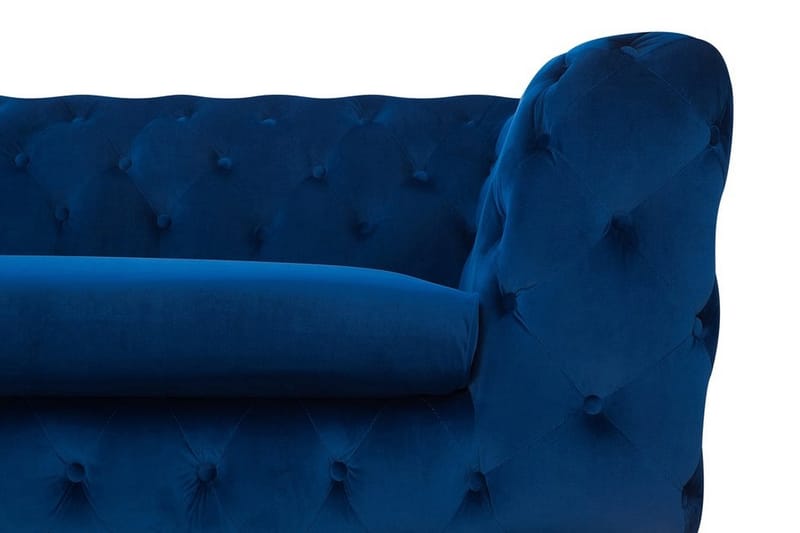Sofa Sotra - Blå - 3 seter sofa