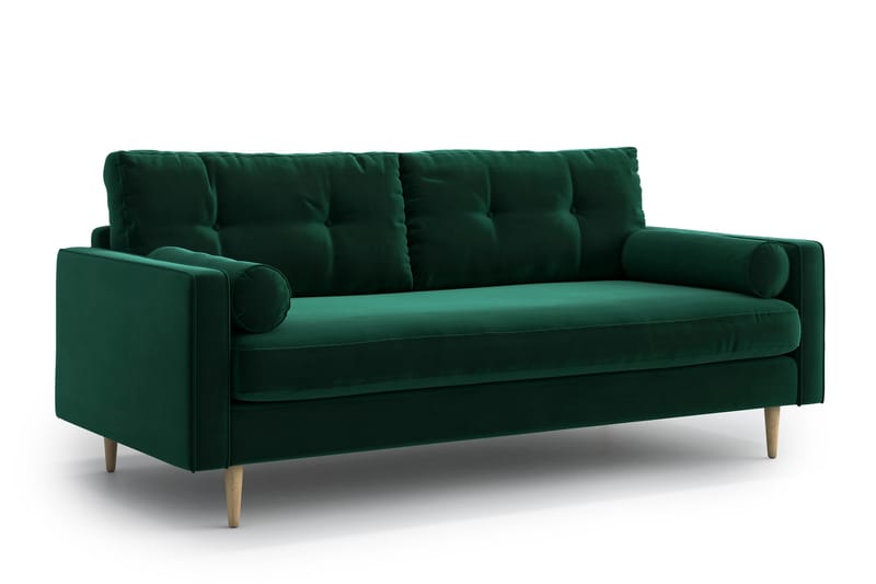 Sofa Stephanie 3-seter - Grønn - 3 seter sofa
