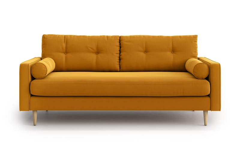 Sofa Stephanie 3-seter - Gul - 3 seter sofa