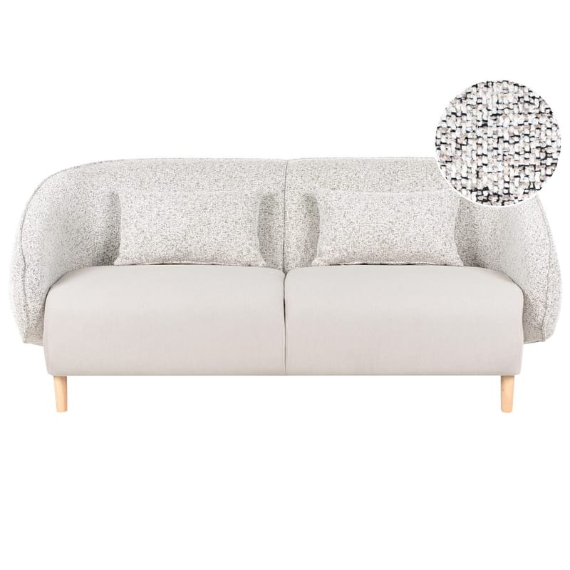 Sofa Umea - Beige, Lyst tre - Møbler - Sofaer - 3 seter sofa