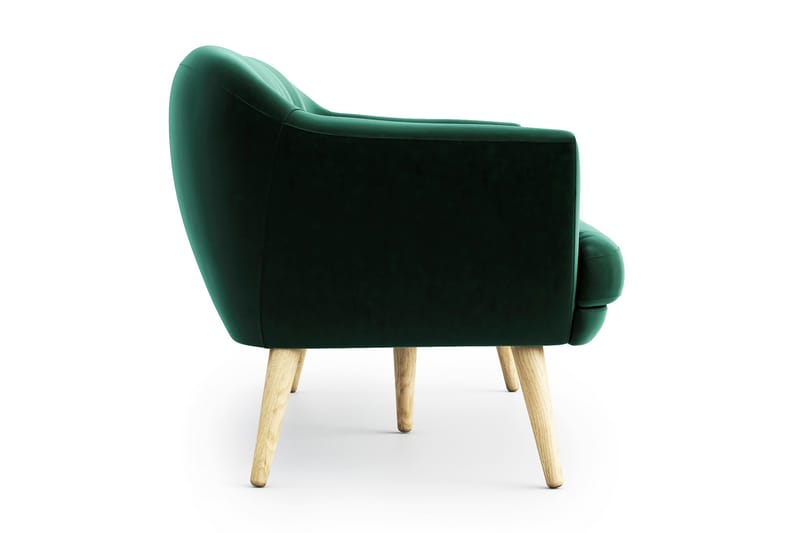 Sofa Xiao 3-seter - Grønn - 3 seter sofa