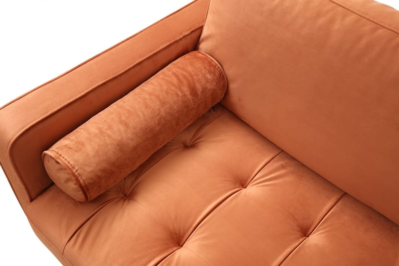Sofa Puento 3-seters - Oransje - 3 seter sofa