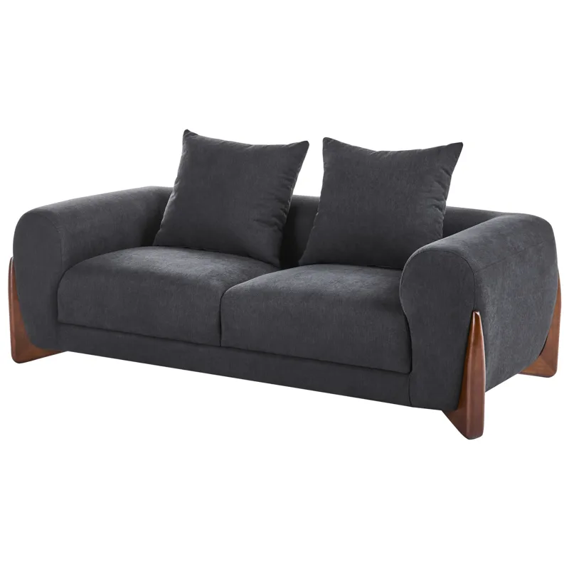 Sofagruppe 6-seter Vinliden - Mørkebrun, svart - Møbler - Sofaer - Sofagrupper
