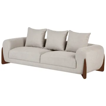 Sofagruppe 6-seter Vinliden - Taupe - Møbler - Sofaer - Sofagrupper