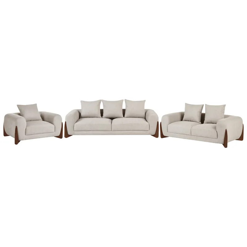 Sofagruppe 6-seter Vinliden, Taupe