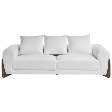 Sofagruppe 6-seters Vinliden - Mørkebrun, hvit - Møbler - Sofaer - Sofagrupper