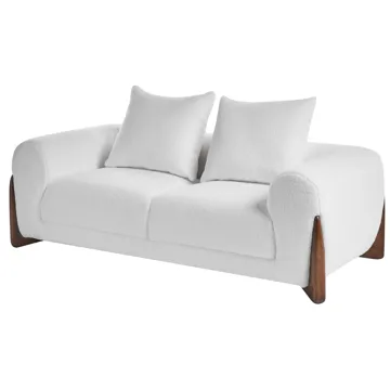 Sofagruppe 6-seters Vinliden - Mørkebrun, hvit - Møbler - Sofaer - Sofagrupper