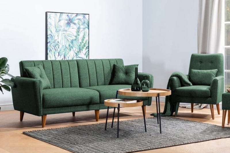 Sofagruppe Banize - Grønn - Sofagrupper