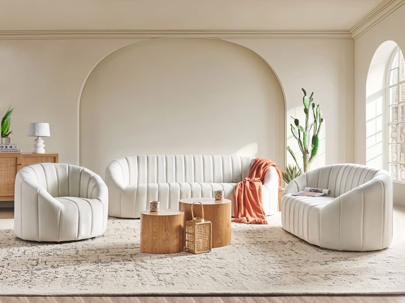 Sofagruppe Malung - Off-White - Møbler - Sofaer - Sofagrupper