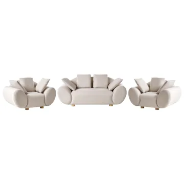 Sofagruppe Ringel - Lys beige - Møbler - Sofaer - Sofagrupper