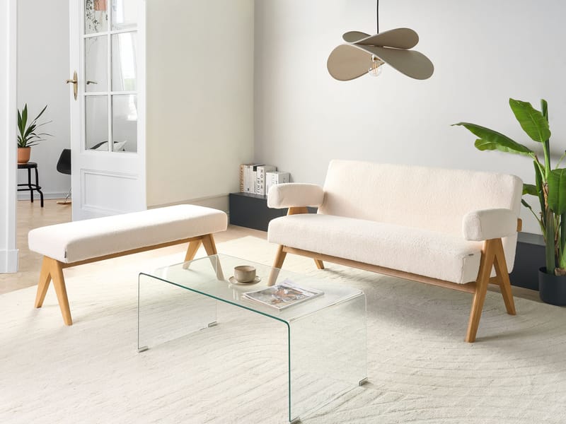 Sofagruppe Tamre - Off-white/Lys brun - Møbler - Sofaer - Sofagrupper