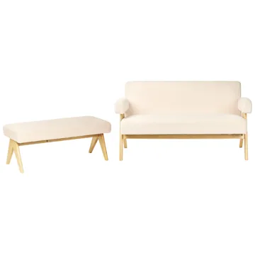 Sofagruppe Tamre - Off-white/Lys brun - Møbler - Sofaer - Sofagrupper