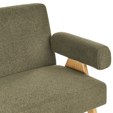 Sofagruppe Tamre - Olivengrønn/Lys brun - Møbler - Sofaer - Sofagrupper