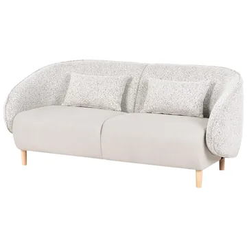 Sofagruppe Umea - Beige, Lyst tre - Møbler - Sofaer - 4 seter sofa