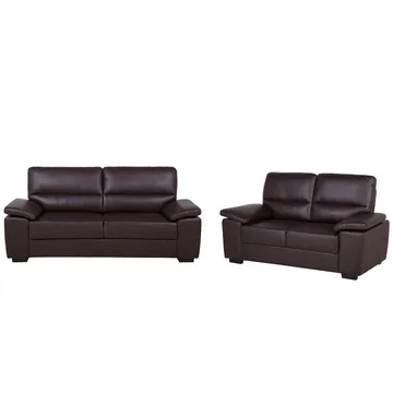 Sofagruppe Vogar - Mørk brun - Møbler - Sofaer - Sofagrupper