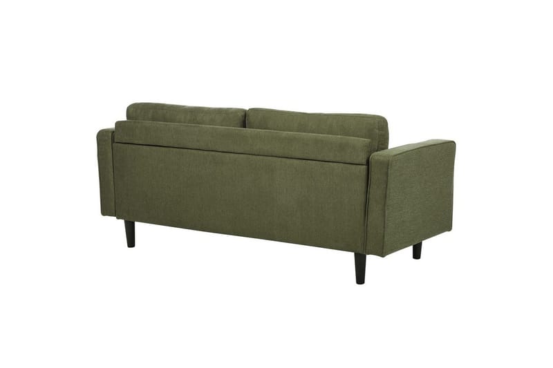6-sits Soffgrupp Beliani Nurmo Beige/mörkt trä Green||Dark colored wood - Møbler - Sofaer - Sofagrupper