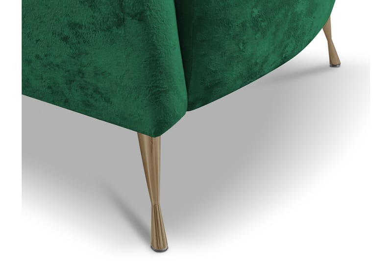 Adrial 3-seters Sofagruppe - Fløyel/Rosa - Møbler - Sofaer - Sofagrupper