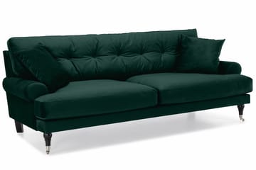 Andrew 3-seters Fløyelssofa - Grønn - Møbler - Sofaer - Sofagrupper - Howard sofagruppe