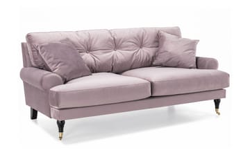Andrew 3-seters Fløyelssofa - Lilla - Møbler - Sofaer - Sofagrupper - Howard sofagruppe
