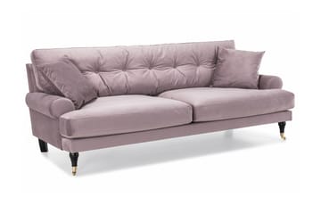 Andrew 3-seters Fløyelssofa - Lilla - Møbler - Sofaer - Sofagrupper - Howard sofagruppe