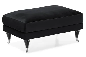 Andrew 3-seters Fløyelssofa - Svart - Møbler - Sofaer - Sofagrupper - Howard sofagruppe