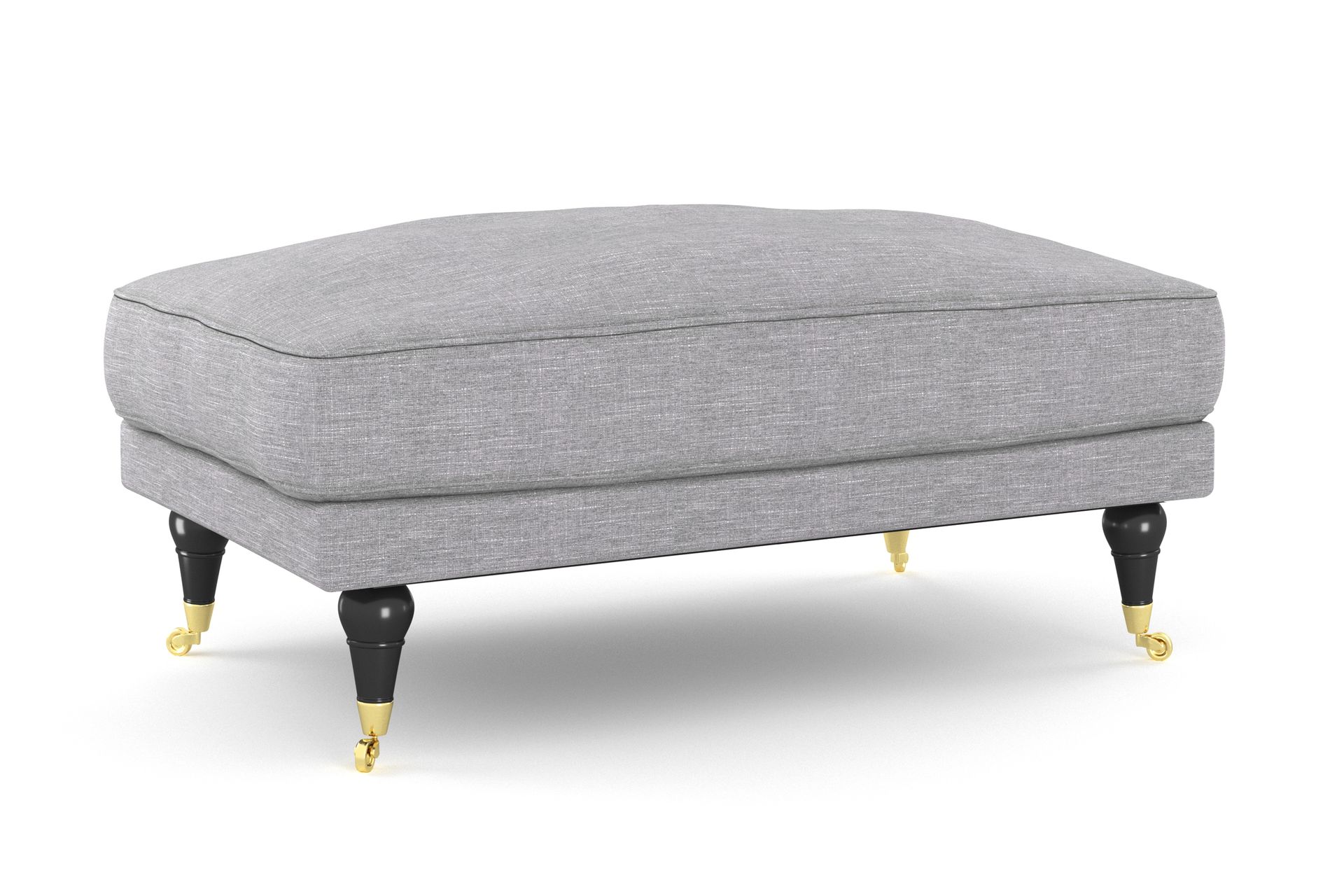 Andrew Sofagruppe 2-seter Sofa + Lenestol + Fotskammel i Stoff - Grå - Møbler - Sofaer - Sofagrupper - Howard sofagruppe