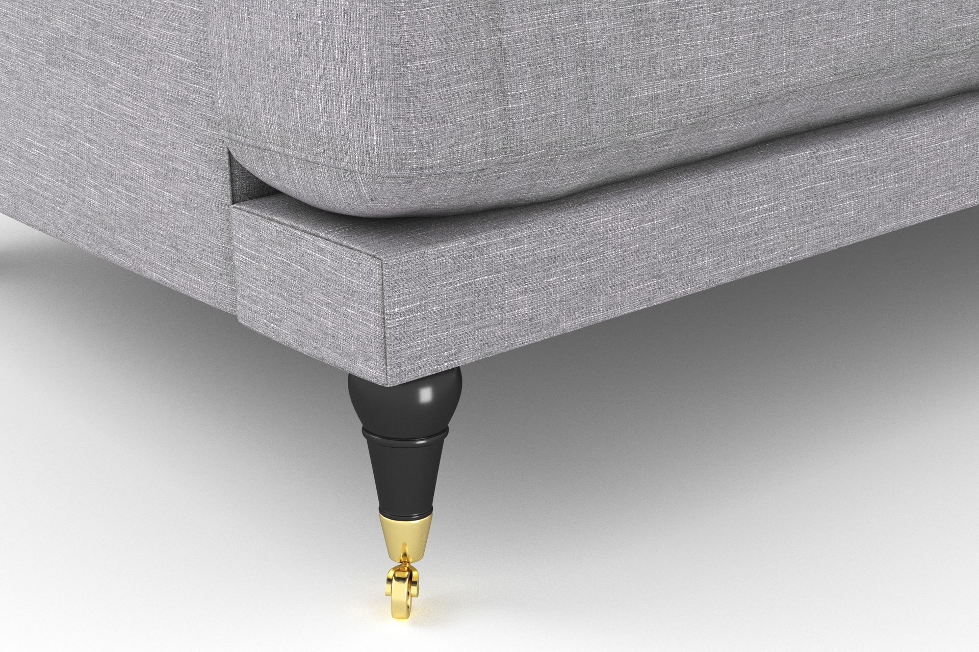 Andrew Sofagruppe 2-seter Sofa + Lenestol + Fotskammel i Stoff - Grå - Møbler - Sofaer - Sofagrupper - Howard sofagruppe