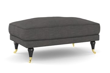 Andrew Sofagruppe 3-seter + 2-seter Sofa + Lenestol + Fotskammel i Fløyel - Mørk grå - Møbler - Sofaer - Sofagrupper - Howard sofagruppe