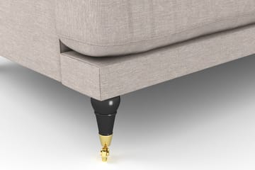 Andrew Sofagruppe 3-seter + 2-seter Sofa + Lenestol + Fotskammel i Stoff - Beige - Møbler - Sofaer - Sofagrupper - Howard sofagruppe