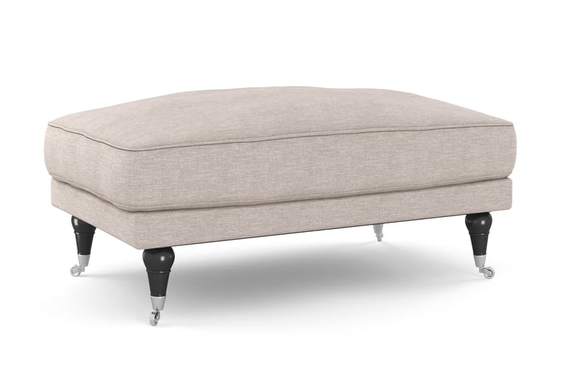 Andrew Sofagruppe 3-seter + 2-seter Sofa + Lenestol + Fotskammel i Stoff - Beige - Møbler - Sofaer - Sofagrupper - Howard sofagruppe