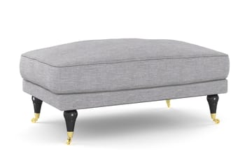 Andrew Sofagruppe 3-seter + 2-seter Sofa + Lenestol + Fotskammel i Stoff - Grå - Møbler - Sofaer - Sofagrupper - Howard sofagruppe