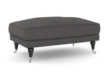 Andrew Sofagruppe 3-seter + 2-seter Sofa + Lenestol + Fotskammel i Stoff - Mørk grå - Møbler - Sofaer - Sofagrupper - Howard sofagruppe