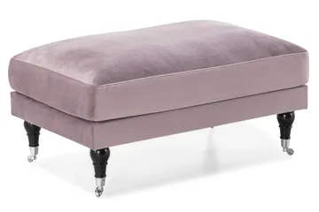 Andrew Sofagruppe 3-seter Sofa + Lenestol + Fotskammel i Fløyel - Lilla - Møbler - Sofaer - Sofagrupper - Howard sofagruppe