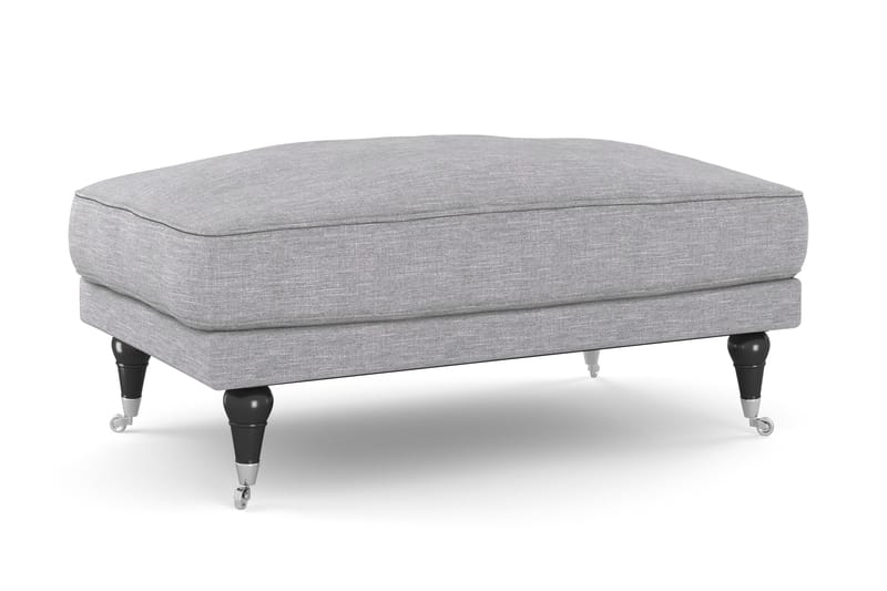 Andrew Sofagruppe 3-seter Sofa + Lenestol + Fotskammel i Stoff - Grå - Møbler - Sofaer - Sofagrupper - Howard sofagruppe