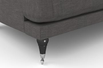 Andrew Sofagruppe 3-seter Sofa + Lenestol + Fotskammel i Stoff - Mørk grå - Møbler - Sofaer - Sofagrupper - Howard sofagruppe