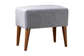 Arianda 3-seter Knappesydd Sofagruppe med Sovefunksjon i Stoff - Grå - Møbler - Sofaer - Sofagrupper