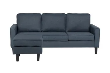 Avesta Sofa 2-4 Sete Med Fotskammel - Grå - Møbler - Sofaer - Sofaer med sjeselong - 3 seters sofa med divan