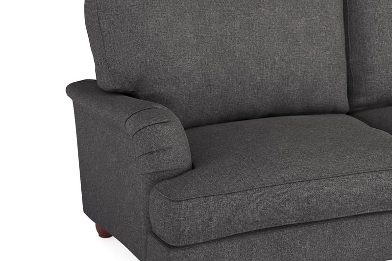 Buet Sofa Oxford 4-seter+Sjeselonglenestol - Mørkgrå - Howard sofagruppe - Sofagrupper