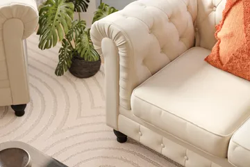Chesterfield Lyx Sofagruppe 3-seter + 2-seter - Beige - Møbler - Sofaer - Sofagrupper - Chesterfield sofagruppe