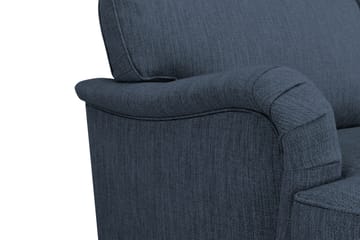 Howard Classic Sofagruppe 2-seters + Lenestol i Stoff - Blå - Møbler - Sofaer - Sofagrupper - Chesterfield sofagruppe