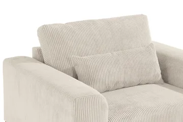 Copenhagen Sofagruppe 3-seter + 2-seter Sofa + Lenestol + Fotskammel i Manchester - Beige - Møbler - Sofaer - Sofagrupper