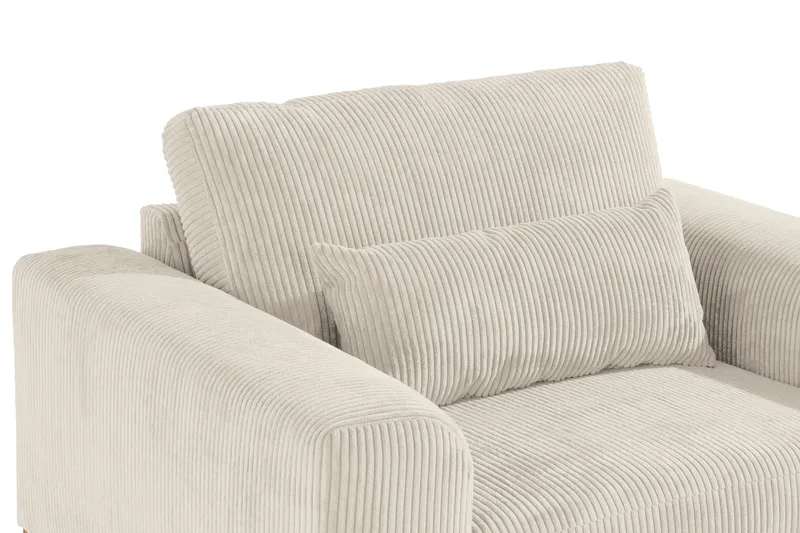 Copenhagen Sofagruppe 3-seter + 2-seter Sofa + Lenestol + Fotskammel i Manchester - Beige - Møbler - Sofaer - Sofagrupper