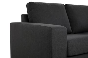 Crazy Sofagruppe 2-seter Sofa + Lenestol i Stoff - Mørk grå - Møbler - Sofaer - Sofagrupper