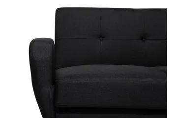 Florli Sofagruppe 2-seter + 3-seter - Svart - Møbler - Sofaer - Sofagrupper