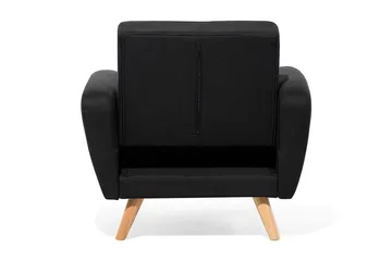 Florli Sofagruppe 2-seter + 3-seter - Svart - Møbler - Sofaer - Sofagrupper