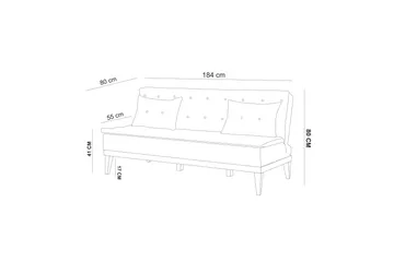 Fuoco Sofagruppe - Antrasitt - Møbler - Sofaer - Sofagrupper