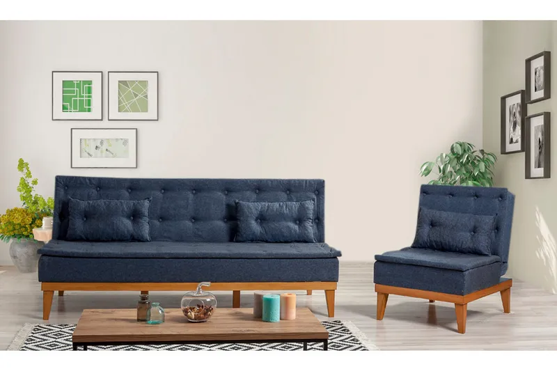 Fuoco Sofagruppe, Mørkeblå